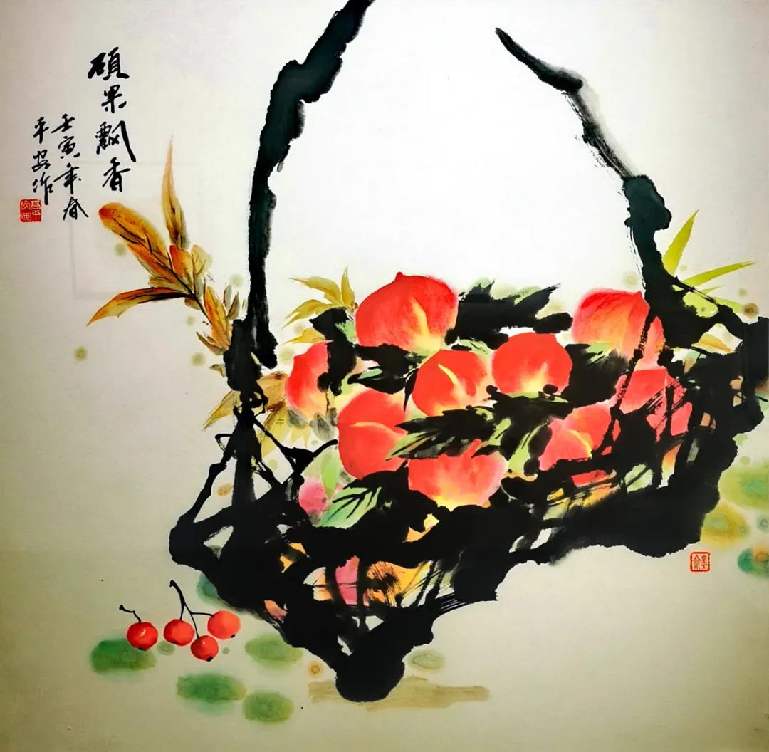 溢彩呂梁丨 高平安水墨畫作品在呂梁市群眾藝術館展出
